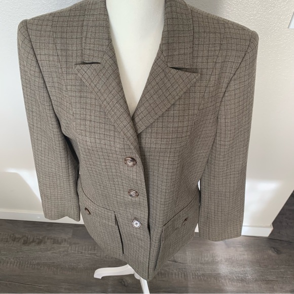 Vintage Ralph Lauren wool button up size 12 P - Picture 2 of 10